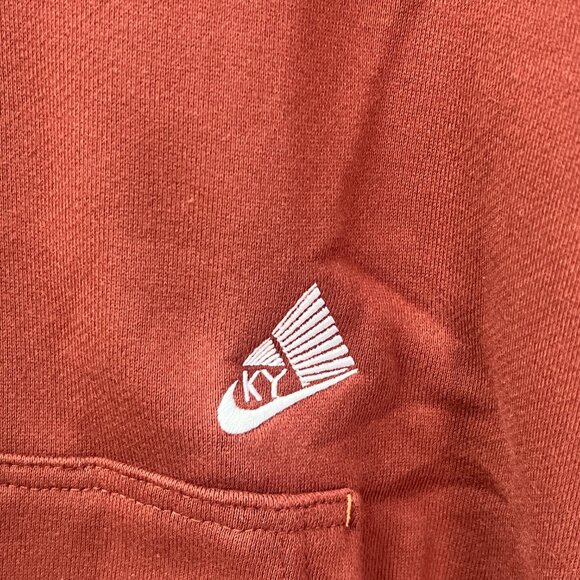 Nike Kyrie Basketball Pullover Oversized Fit Brown Hoodie DQ6111-072 Size XL - Picture 8 of 10
